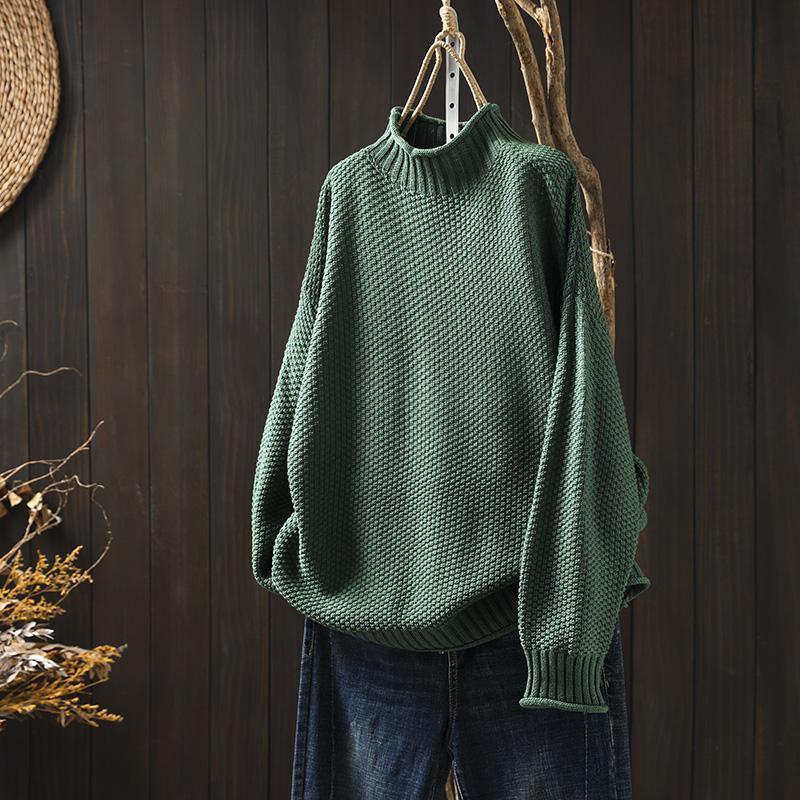 Beth - Oversized Waffle Knit Sweater