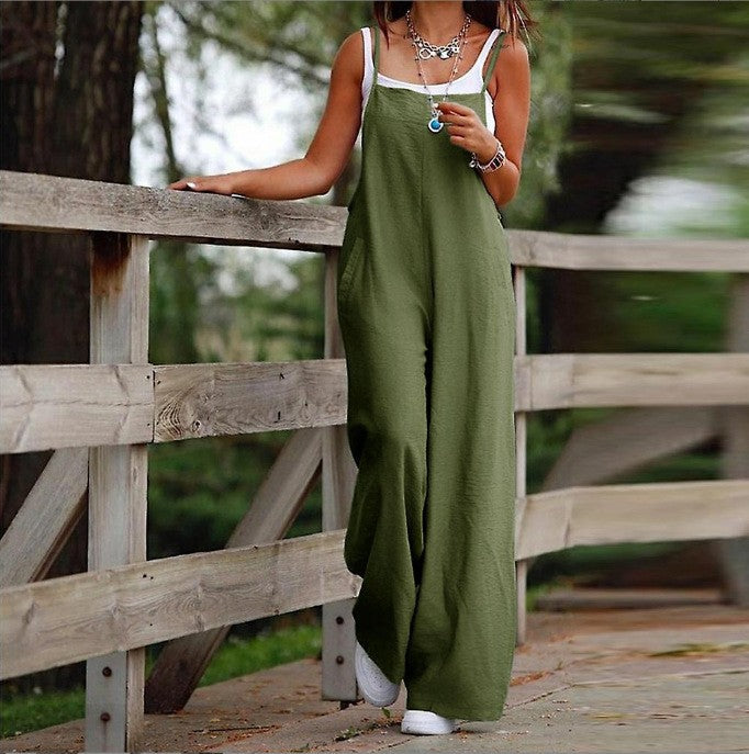 Bianca - Relaxed Wide-Leg Jumpsuit (Plus Size Available)