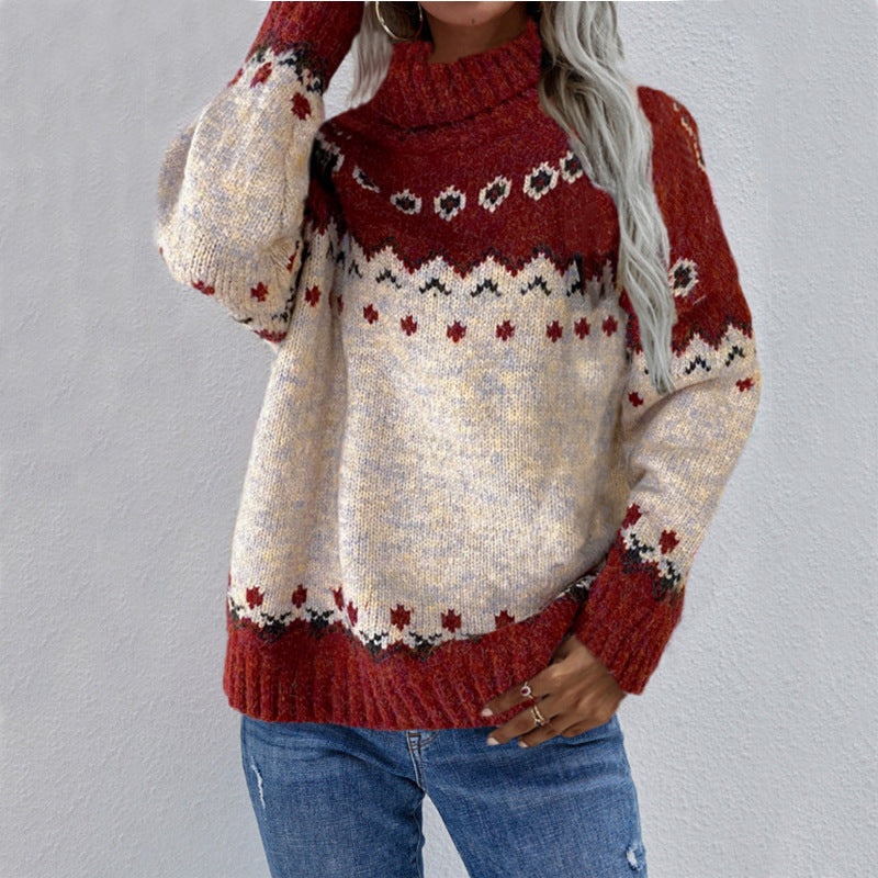 Kiana - Cozy Fair Isle Knit Sweater (Plus Size Available)