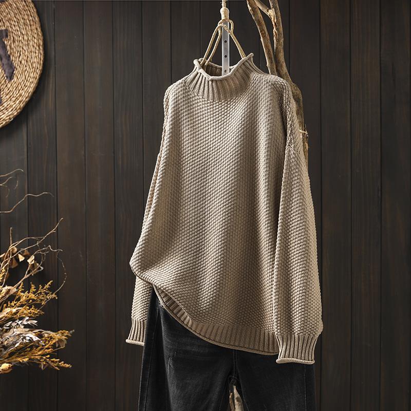 Beth - Oversized Waffle Knit Sweater