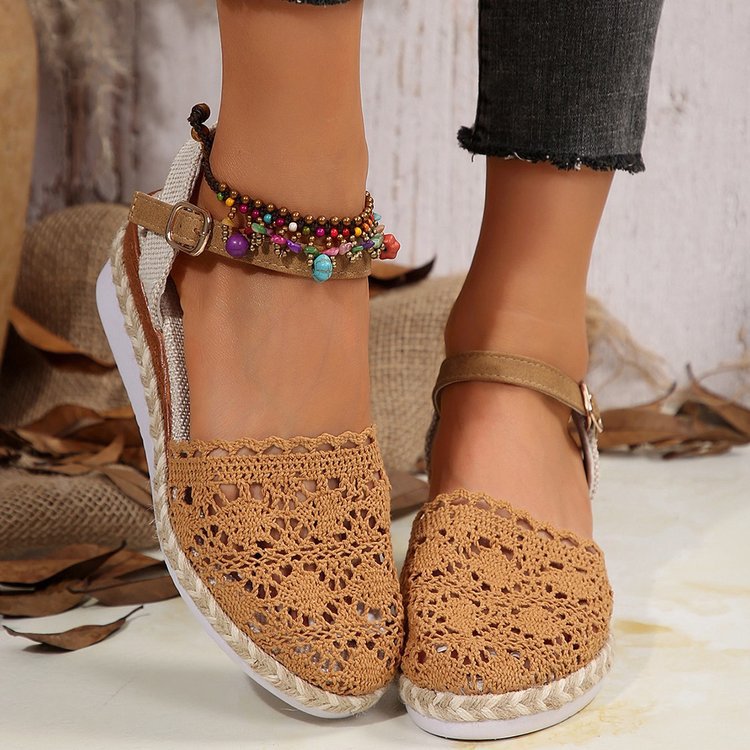 Carmen - Chic Boho Wedge Sandals