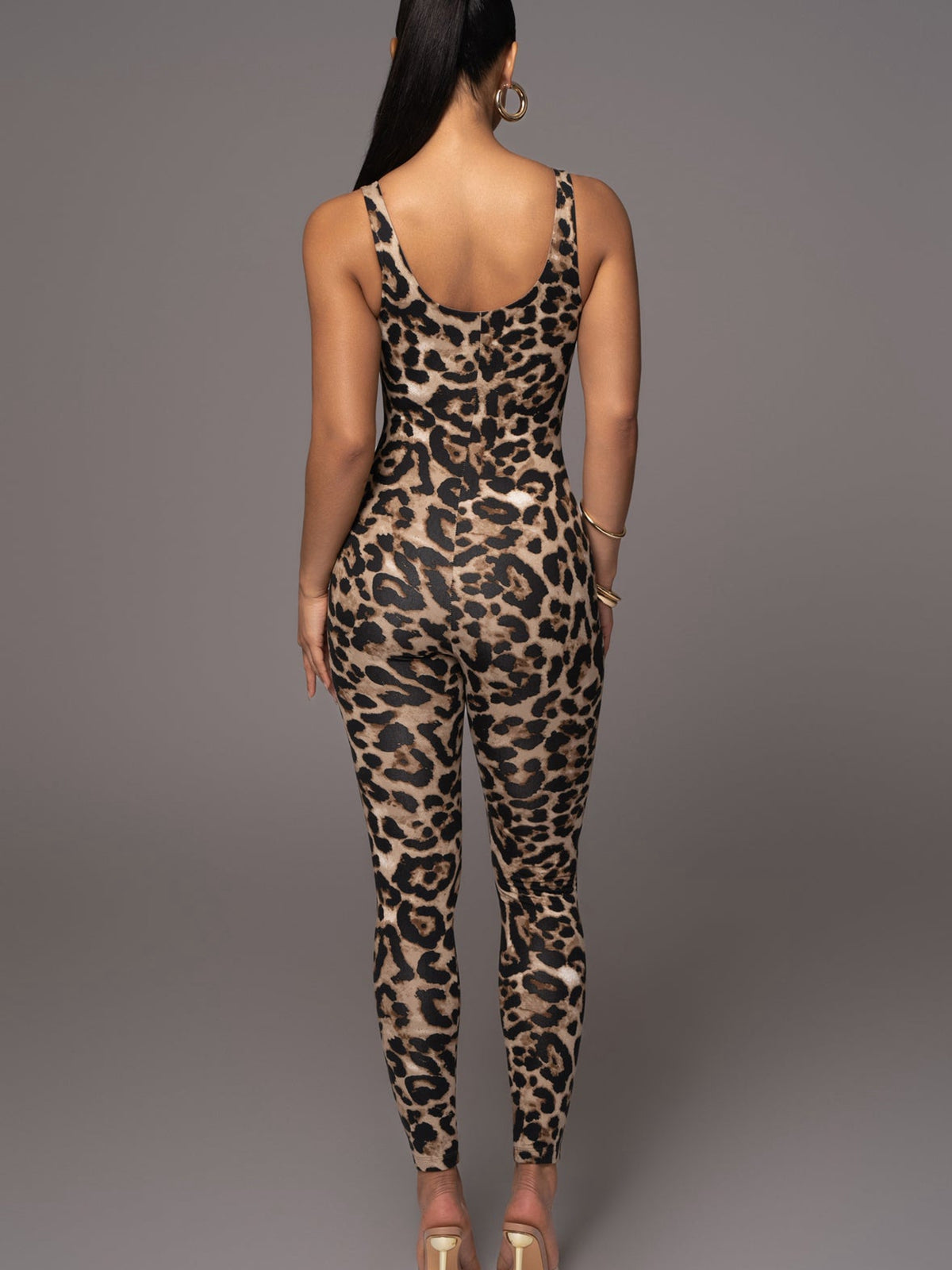 Aerin - Stylish Leopard Print Jumpsuit