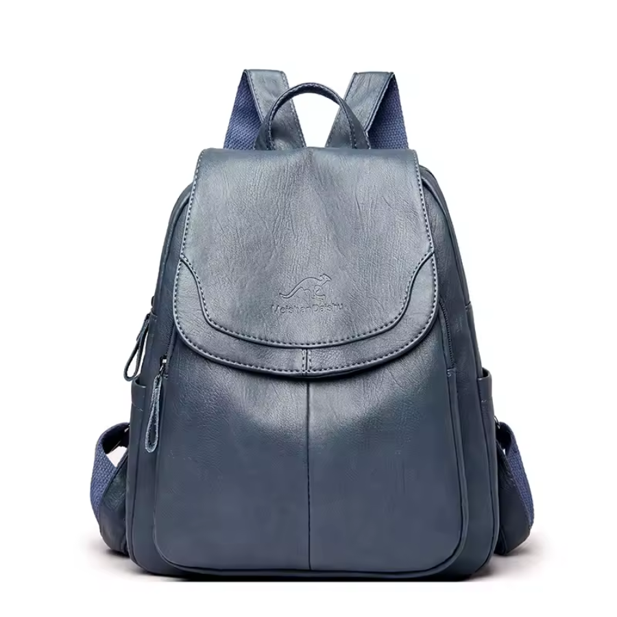 Isla - Anti-Theft PU Leather Backpack with RFID Protection and Stylish Design