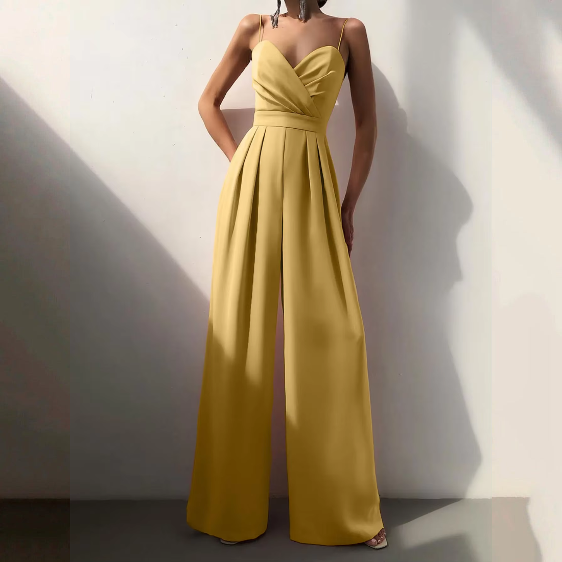 Maddison - Sleeveless Wide-Leg Maxi Jumpsuit for Casual and Chic Looks