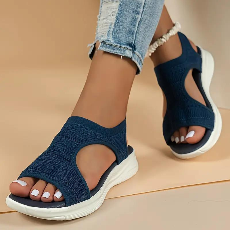 Nora - Knitted Slip-On Sandals