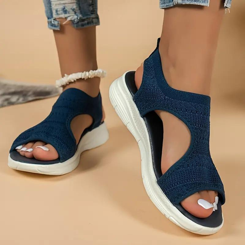 Nora - Knitted Slip-On Sandals