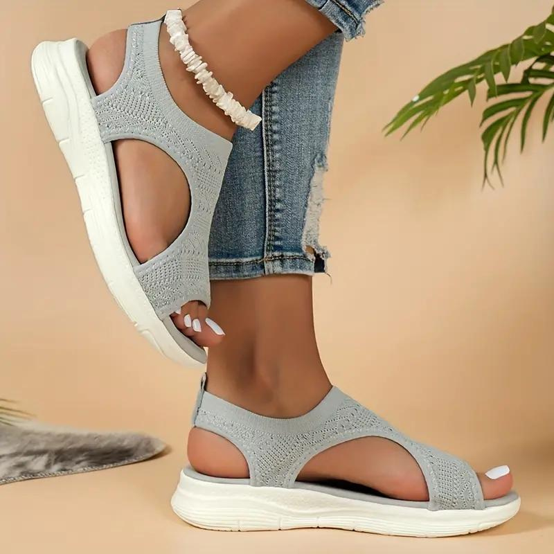 Nora - Knitted Slip-On Sandals