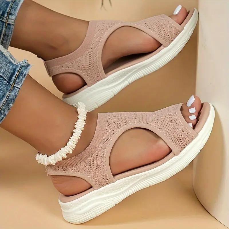 Nora - Knitted Slip-On Sandals