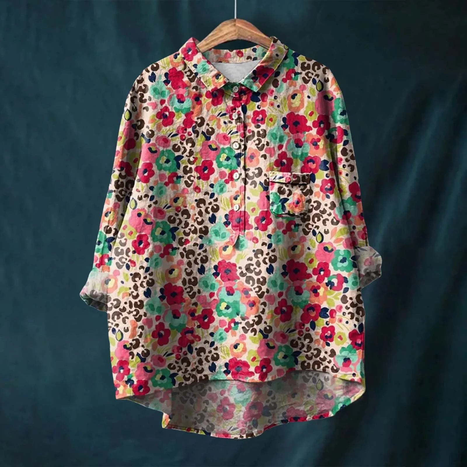Ocean - Floral Button-Up Shirt