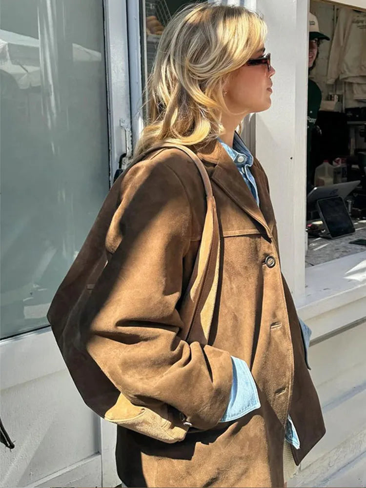 Sofia - Elegant Brown Jacket