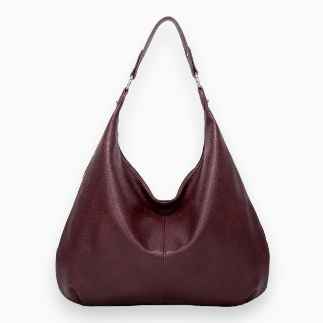 Faye - Casual Leather Hobo Bag for Everyday Use