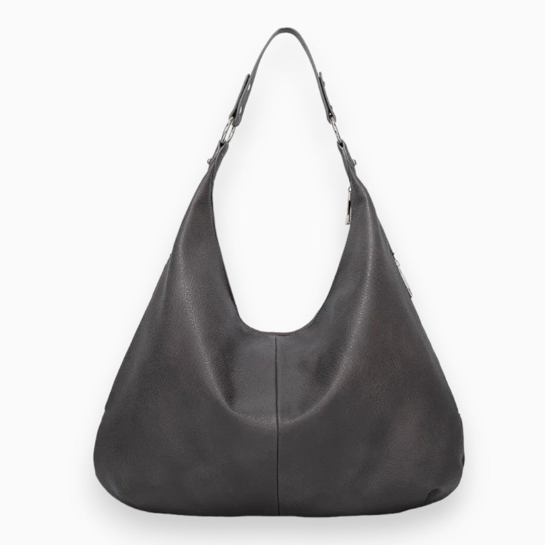 Faye - Casual Leather Hobo Bag for Everyday Use