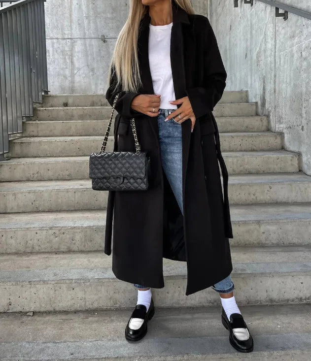 Mirabelle - Women Timeless Double-Breasted Wool Coat