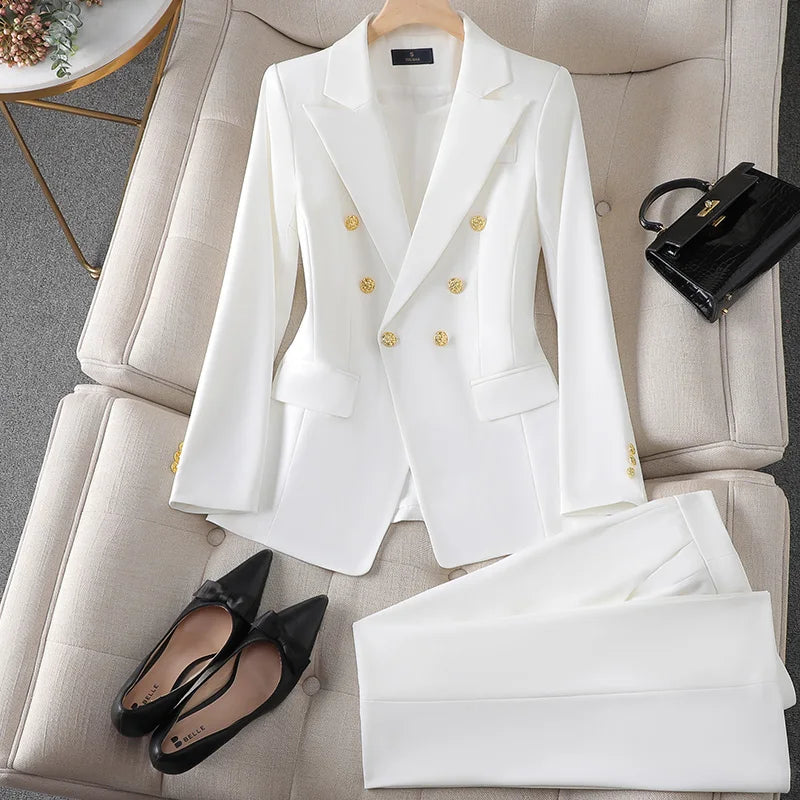 Marigold - Elegant Office Blazer and Pant Set