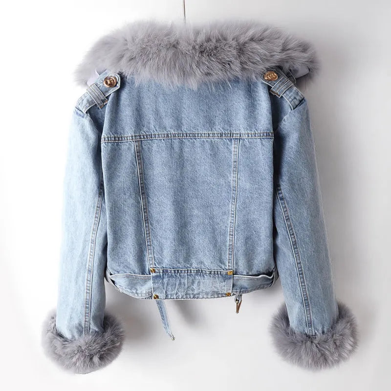 Harley - Denim & Fur Jacket