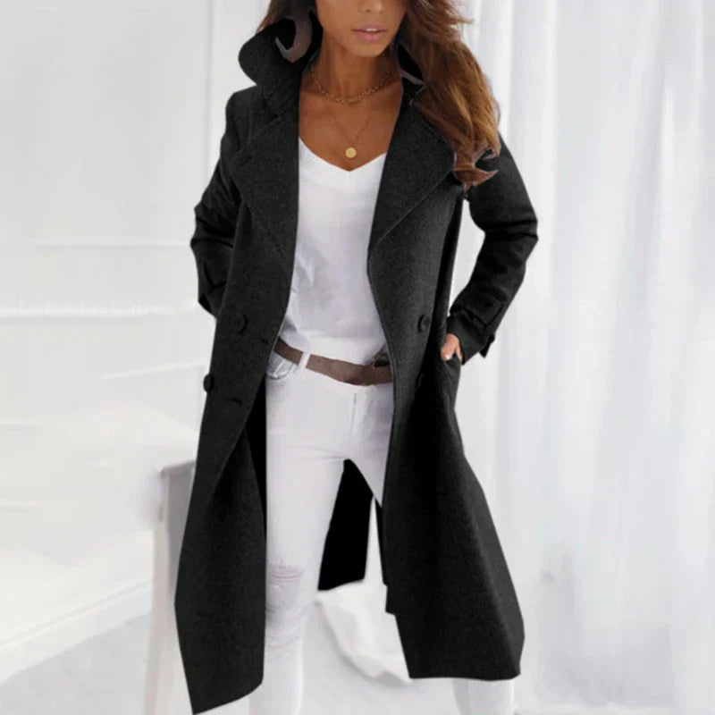 Isla - Elegant Felt Jacket Timeless Elegance & Warmth