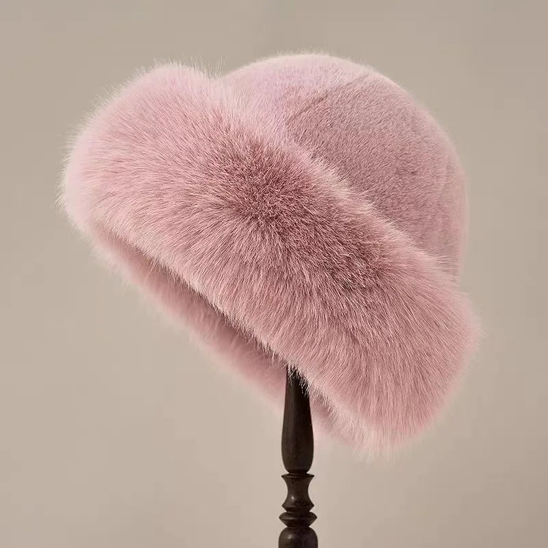 Nova - Faux Fur Winter Hat Stay Warm in Luxe Style