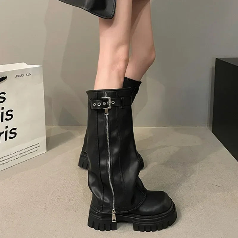 Genevieve - Knee-High Fashion Boots