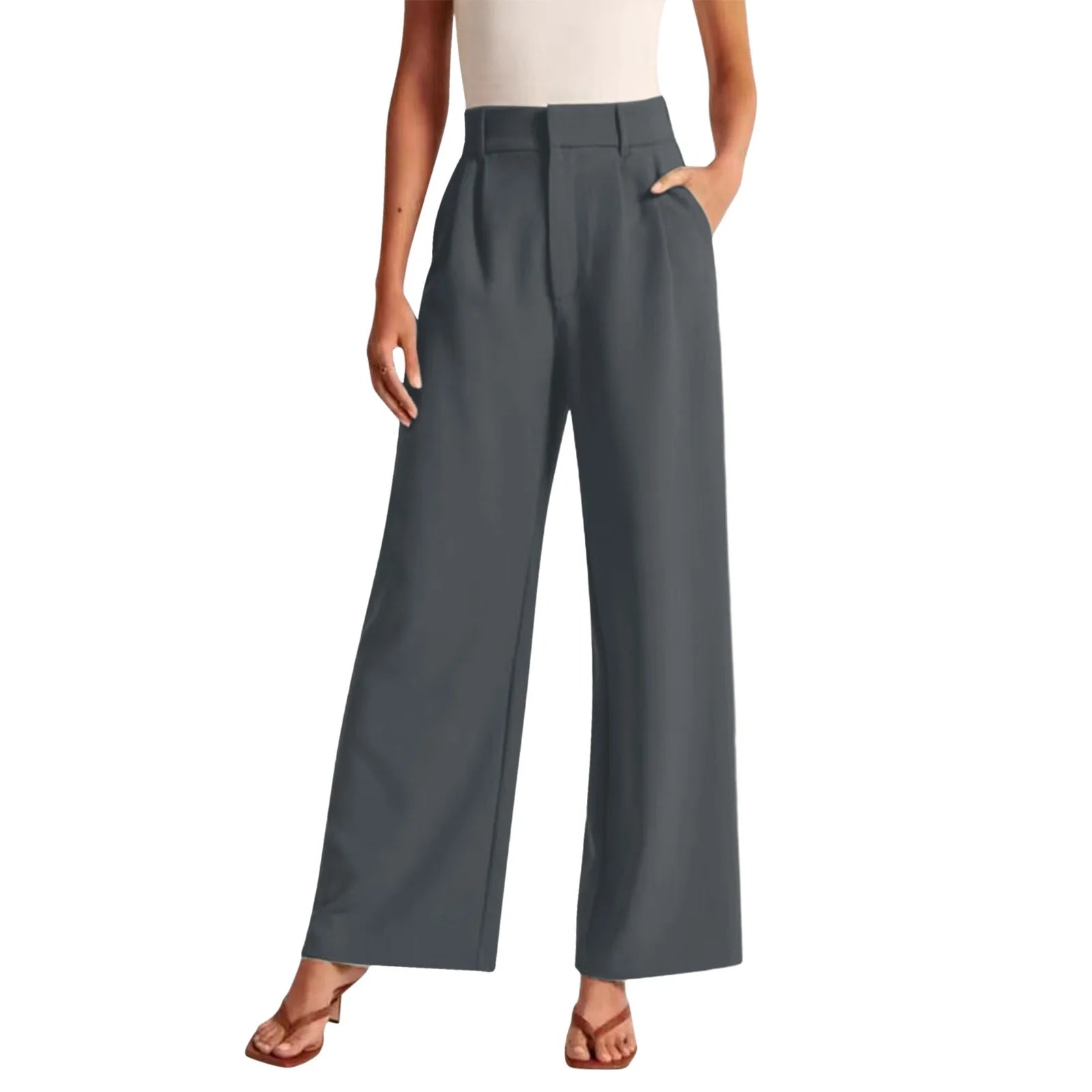 Irene - Casual Wide Leg Trousers