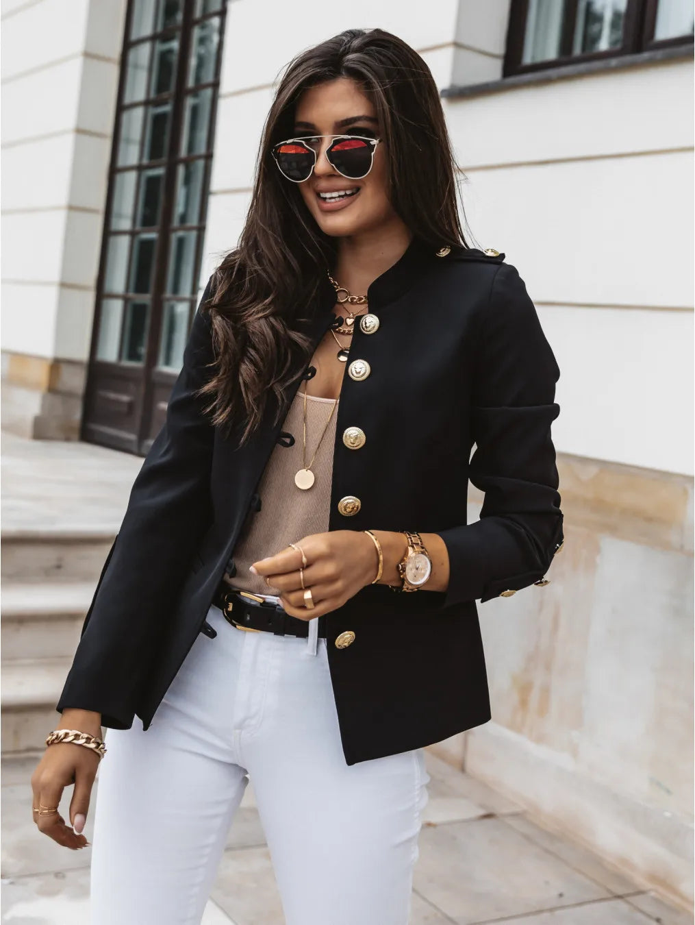 Paislyn - Elegant Buttoned Jacket