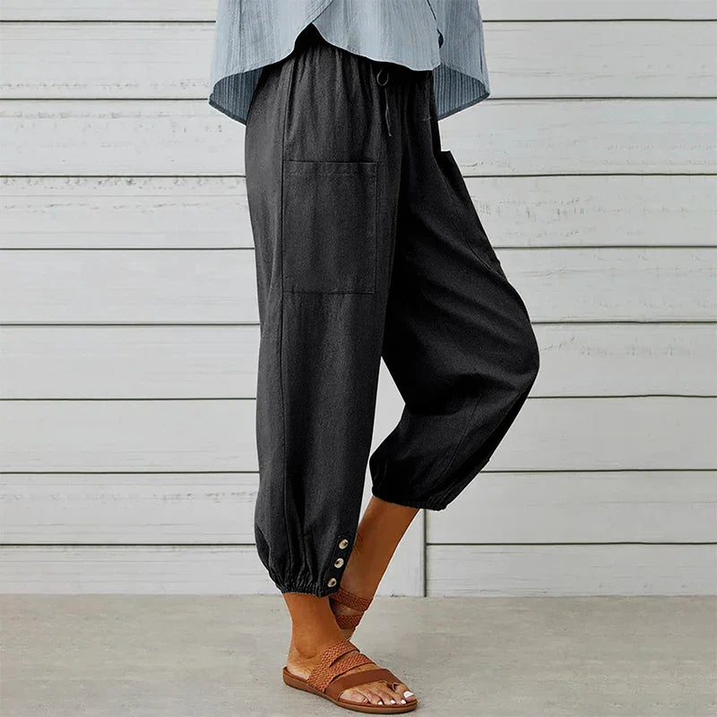 Evie - Breathable Wide-Leg Pants