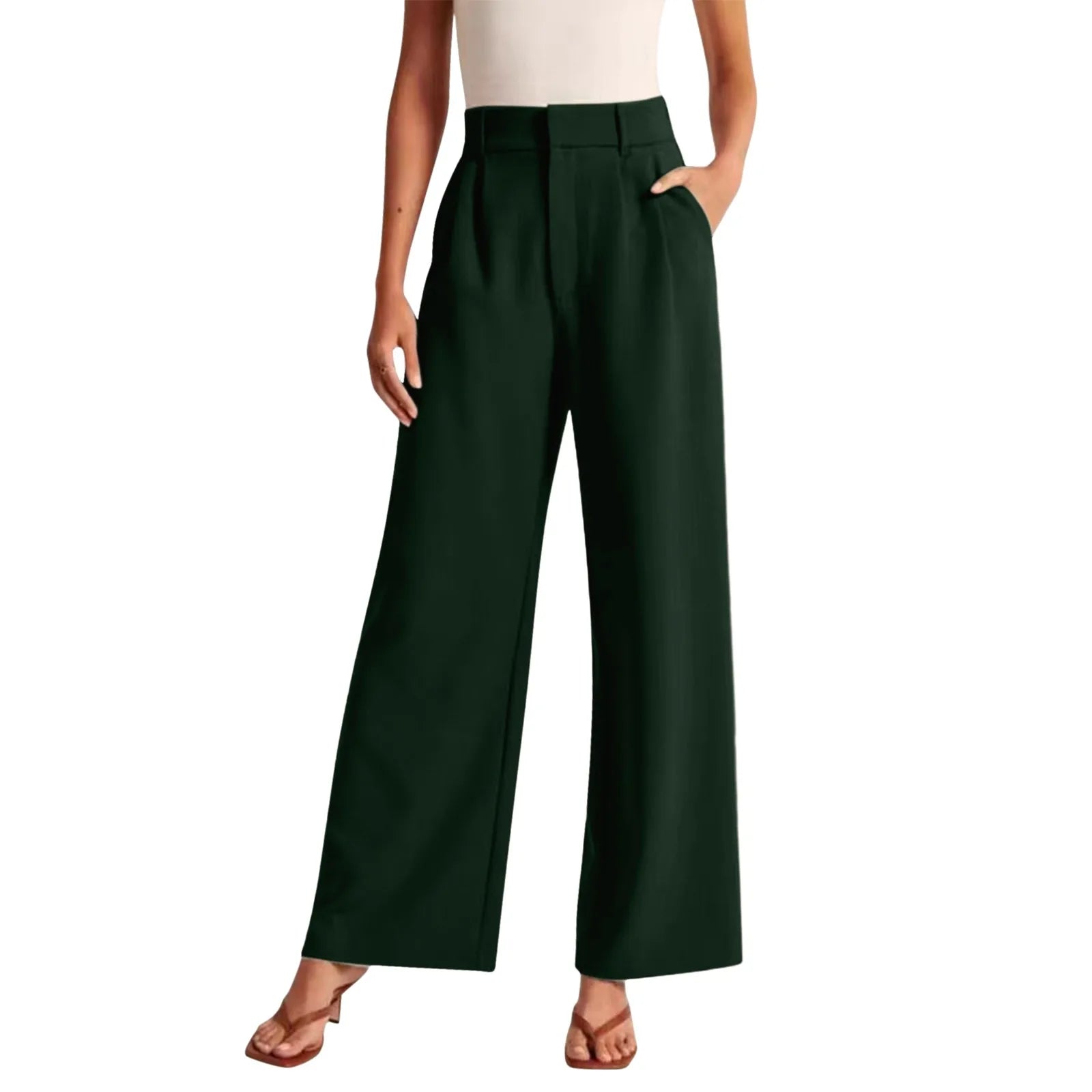 Irene - Casual Wide Leg Trousers