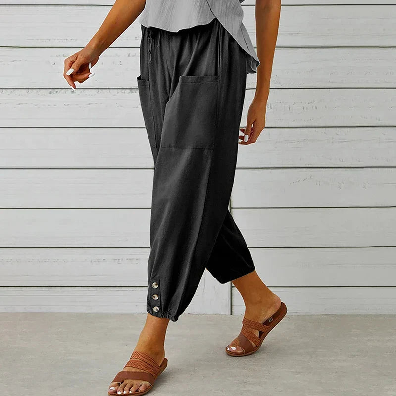 Evie - Breathable Wide-Leg Pants