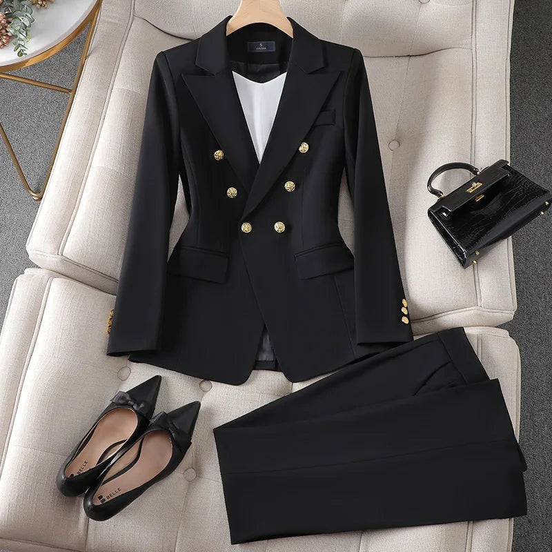 Marigold - Elegant Office Blazer and Pant Set