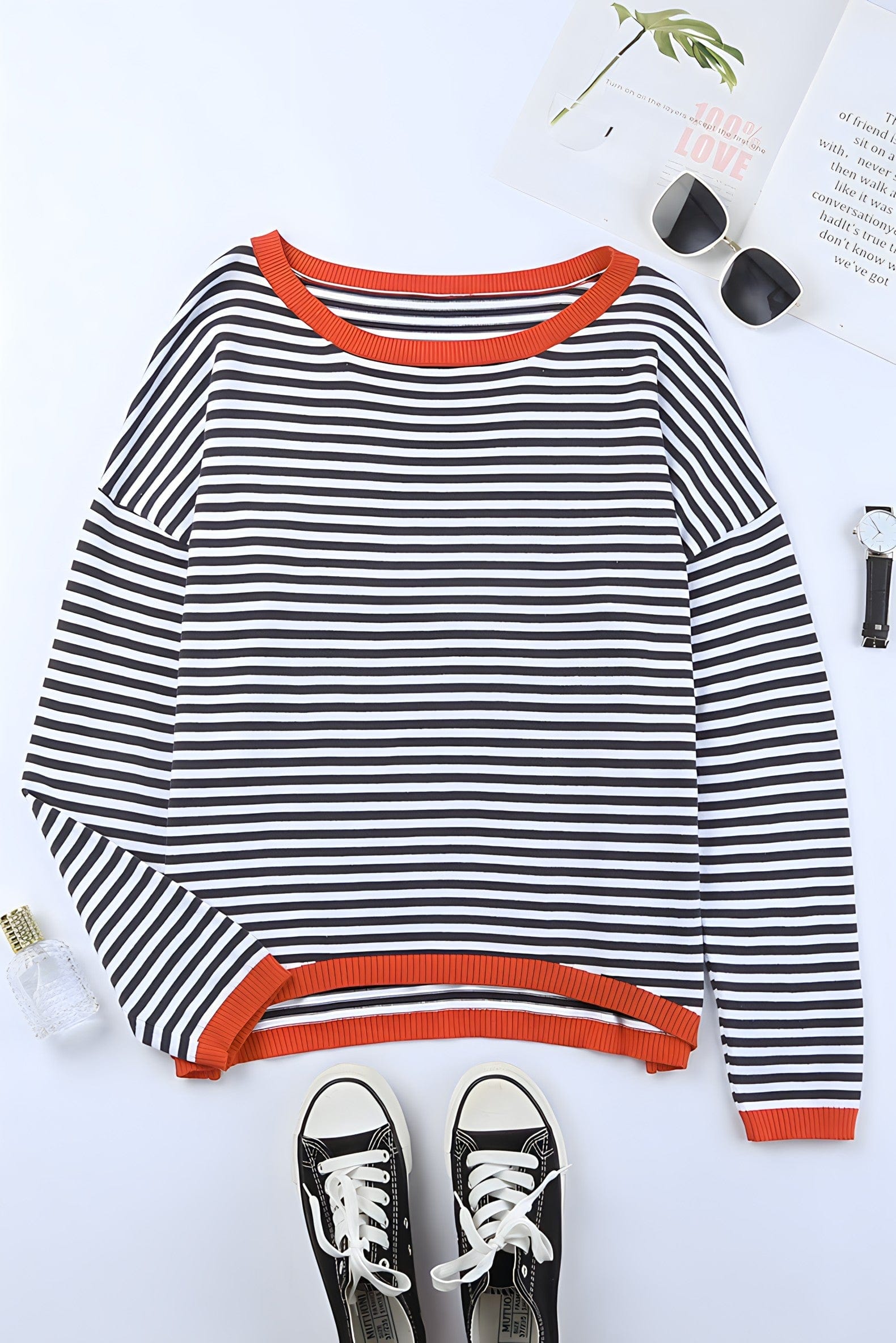 Hannah - Striped Winter Sweater Casual Cozy Wear