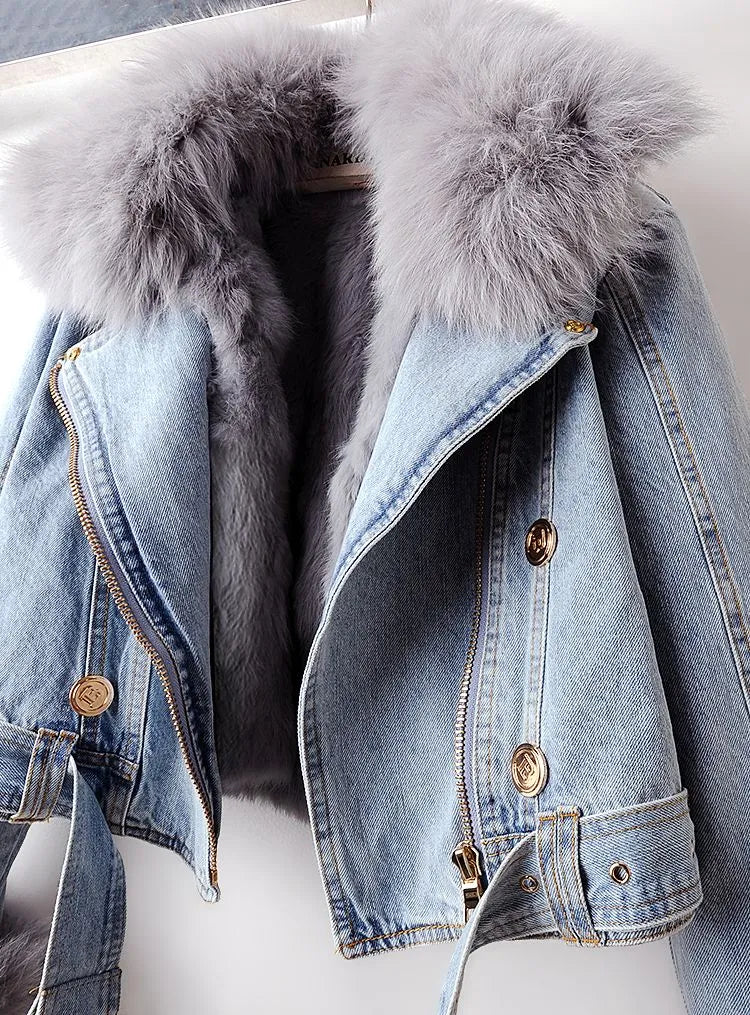 Harley - Denim & Fur Jacket