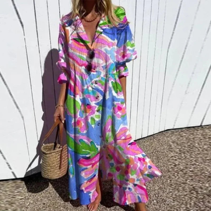 Summer - Boho Summer Maxi Dress