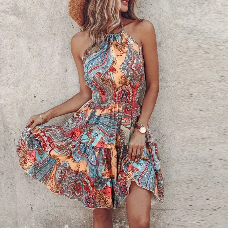 Sandra - Chic Halter Dress for Women