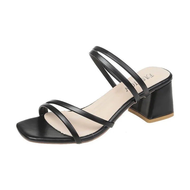 Daria - Strappy Block Heel Sandals