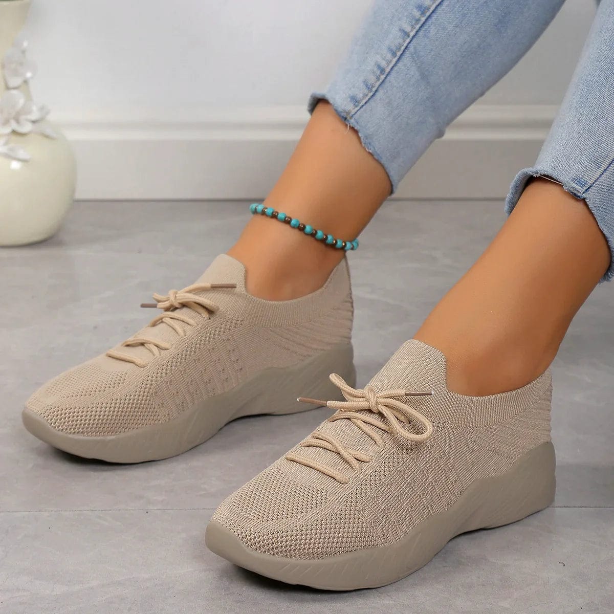 Poppy - Comfortable Shoes with Rubber Sole