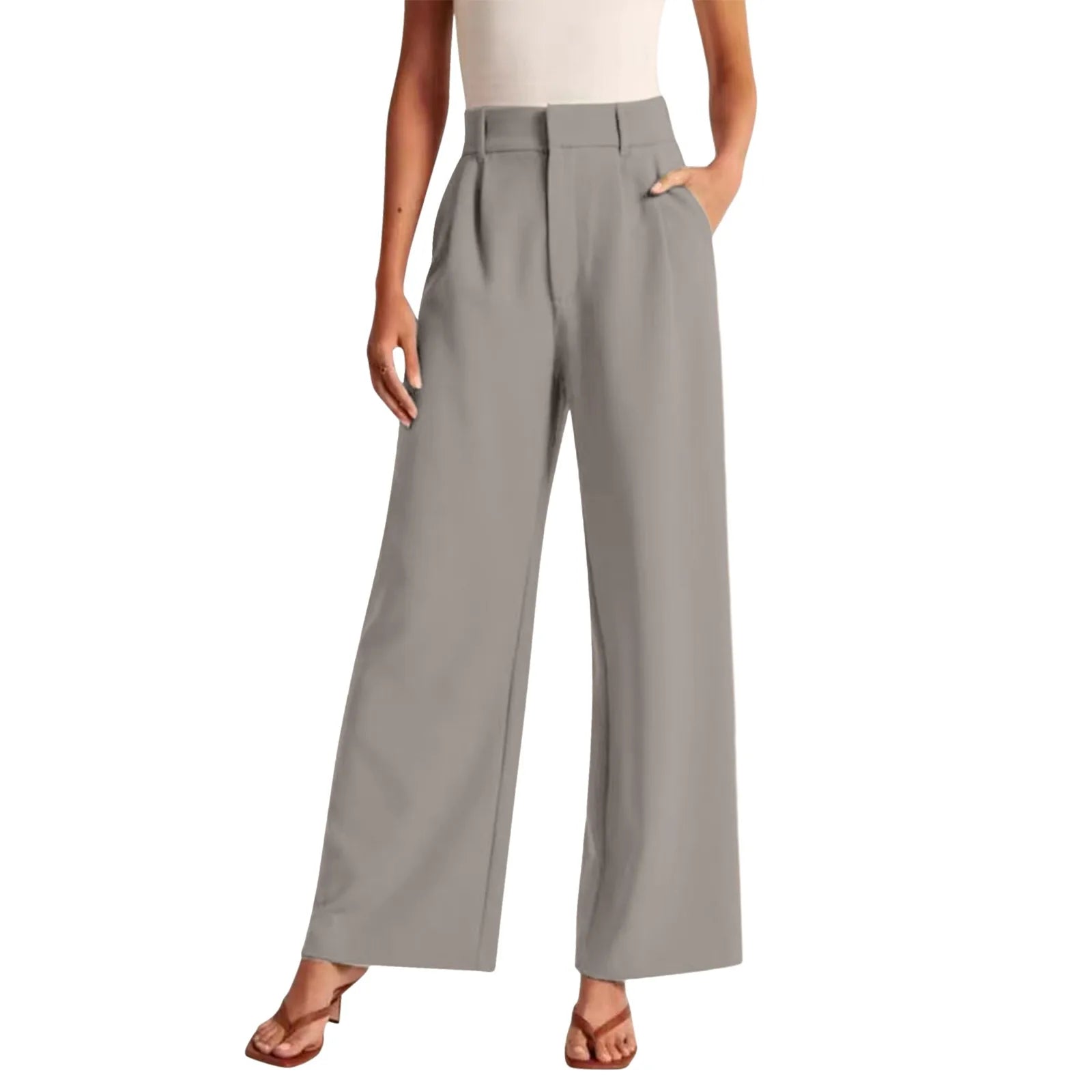 Irene - Casual Wide Leg Trousers