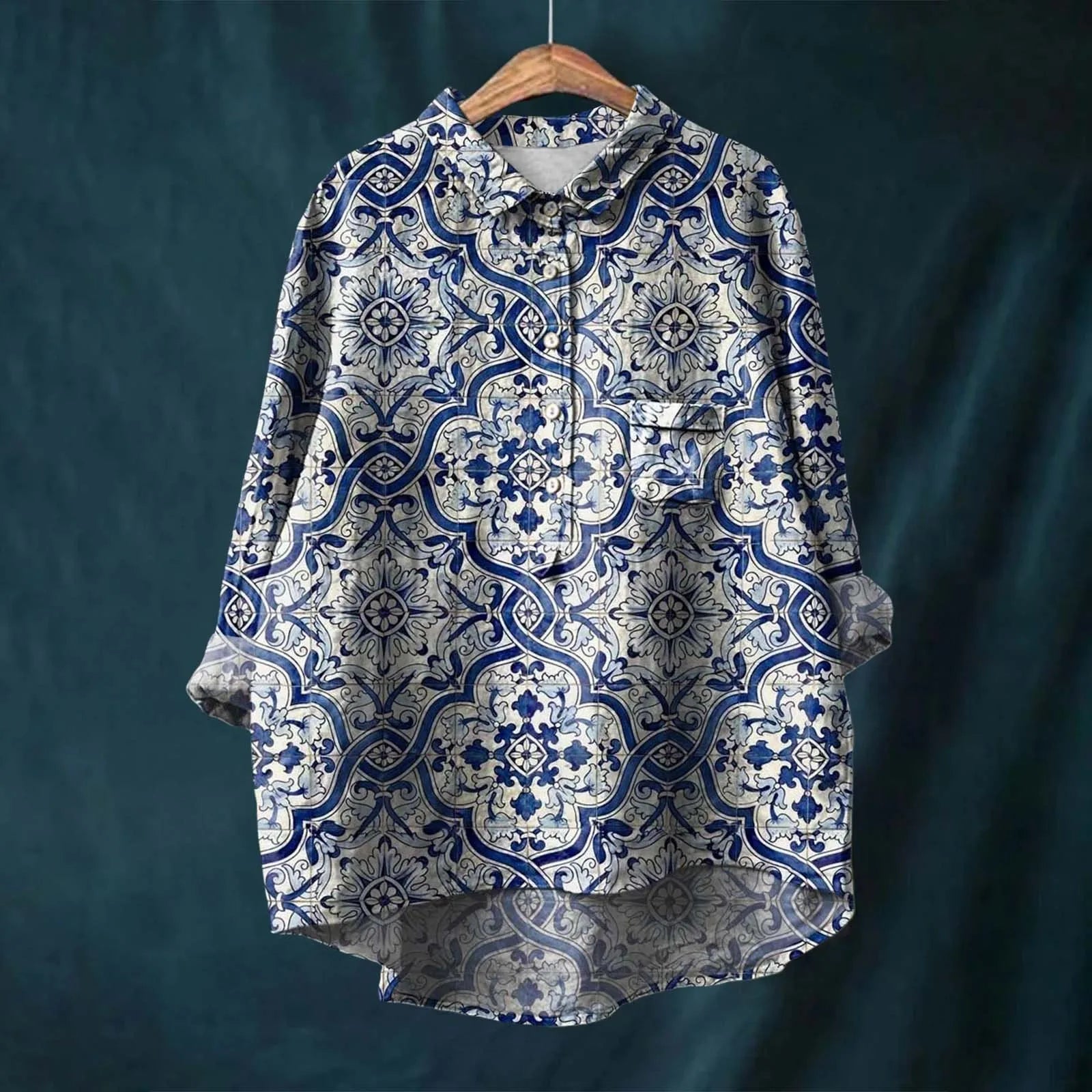 Ocean - Floral Button-Up Shirt