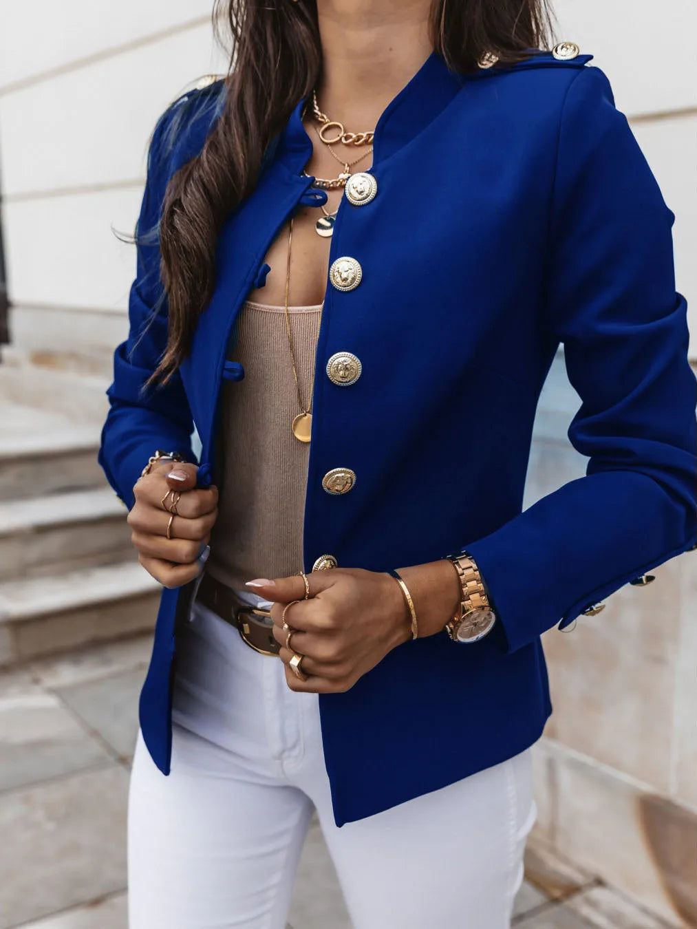 Paislyn - Elegant Buttoned Jacket