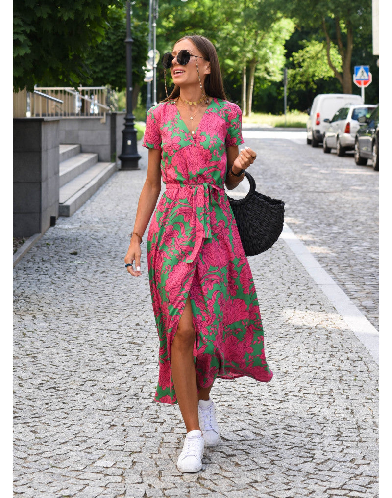 Karen - Elegant Layered Midi Dress