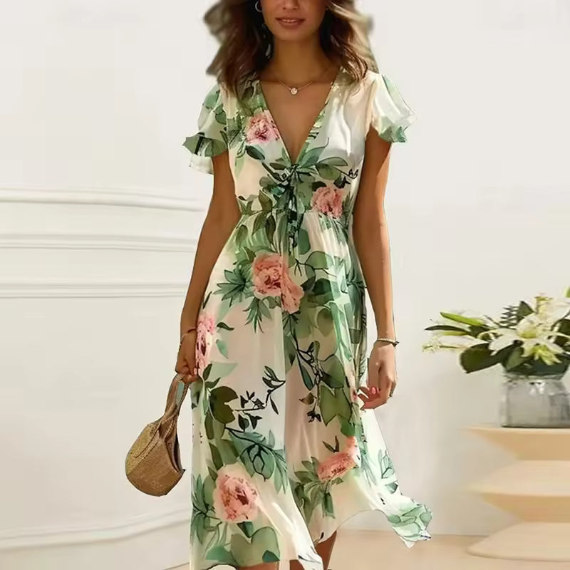 Dahliana - Floral Breeze Dress