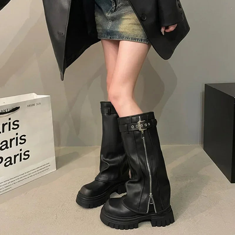 Genevieve - Knee-High Fashion Boots