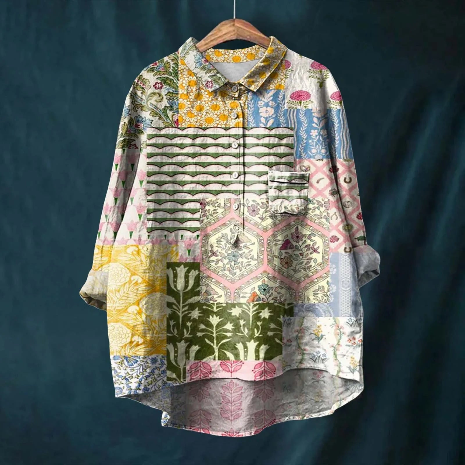 Ocean - Floral Button-Up Shirt