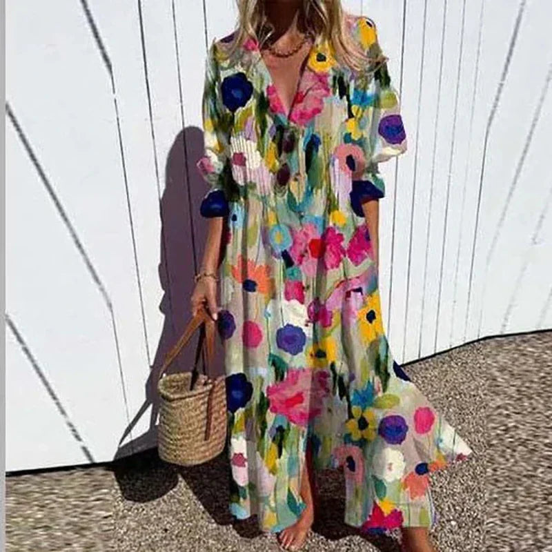 Summer - Boho Summer Maxi Dress