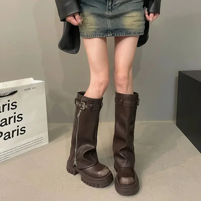 Genevieve - Knee-High Fashion Boots