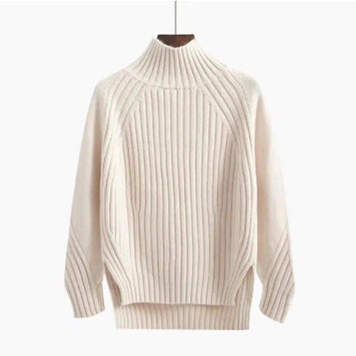 Molly - Women's Long Sleeve Cotton Sweater for Winter