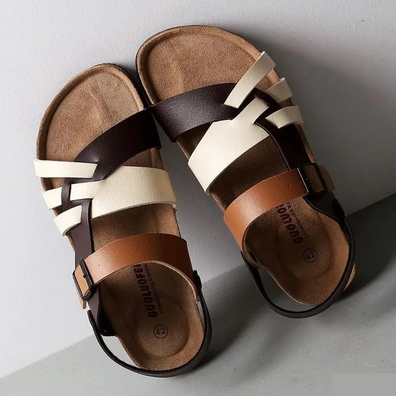 Beatrice - Faux Leather Sandals