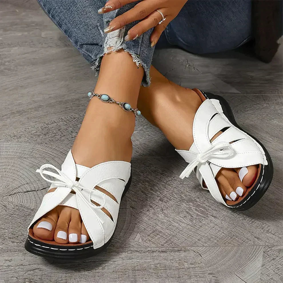 Ivette - Breathable Cutout Lace-Up Sandals