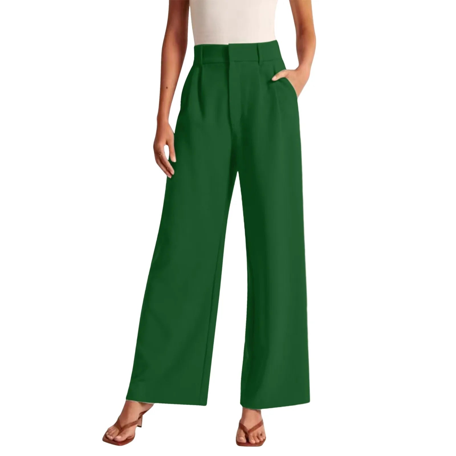 Irene - Casual Wide Leg Trousers