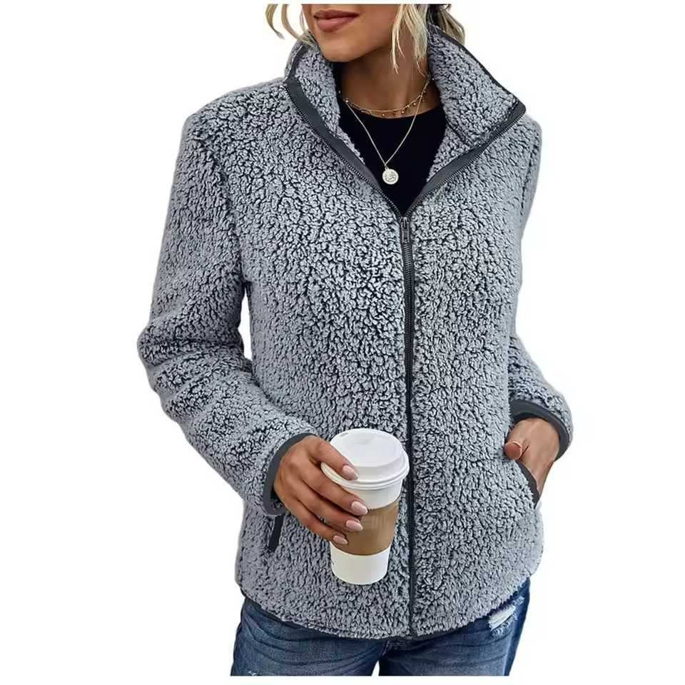 Zahra - Fleece Zip-Up Jacket