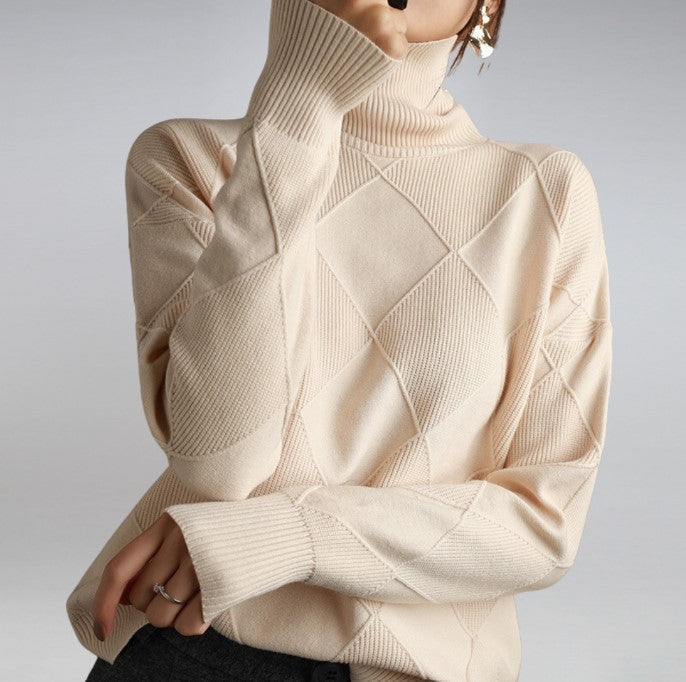 Beth - Turtleneck Sweater for Effortless Style and Comfort