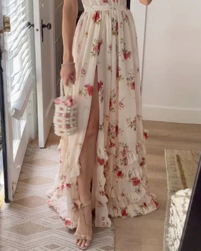 Amelia - Beautiful Floral Summer Maxi Dress